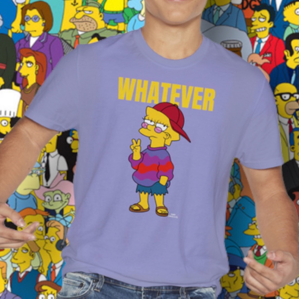 Lisa Simpson “Whatever” T-shirt